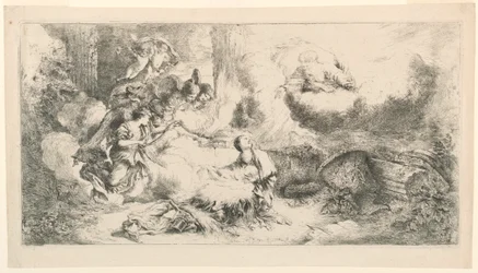 Virgin and Child with God the Father and Angels