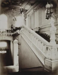 The Stroganov Palace in Saint Petersburg. The Grand Staircase with Lower Vestibule
