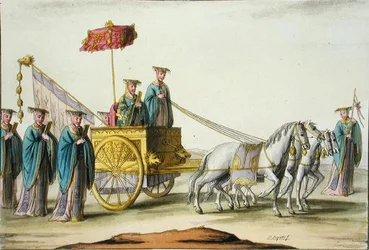 Emperor of an Antique Dynasty in his Carriage, plate 13 from 