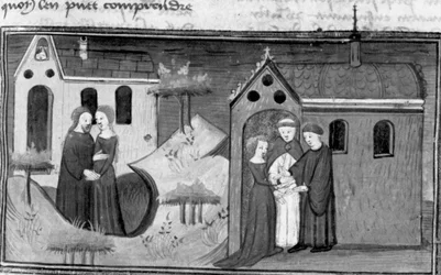 Decameron, Alibech is with a hermit; Alibech marries Neerbale. Third day, story 10