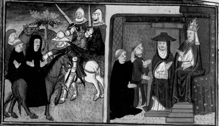 Decameron, Ghino di Tacco Captures the Abbot of Cluny; The Abbot Intercedes for Ghino with the Pope. Tenth Day, Story 2