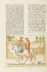 Decameron, The Pot Calls the Kettle Black - Forese da Rabatta and Giotto Riding, Sixth Day, Tale 5.