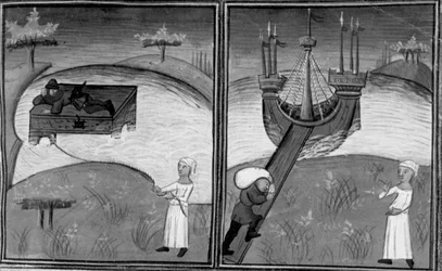 Decameron, Landolfo Rufolo is saved by a woman; Landolfo returns home. Second day, story 4