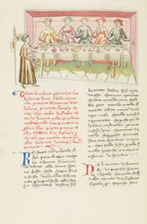 Decameron, The Found Husband - Gilette of Narbonne before her husband, Third day, story 9
