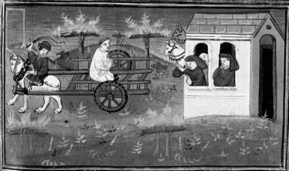 Decameron, Theodore is led to the place of execution. Fifth day, story 7