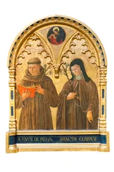 St Anthony of Padua and Saint Claire of Assisi