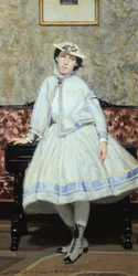 Alaide Banti in White