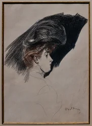 Elegant Profile, c.1880