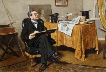 Interior with Figure, by Giovanni Boldini