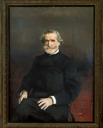 Portrait of Italian composer Giuseppe Verdi