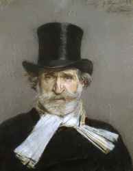 Portrait of Giuseppe Verdi, 1880s
