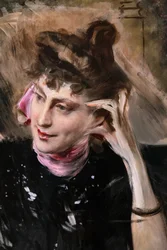 Portrait of Madame Veil Picard (detail)