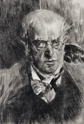 Portrait of the Painter Adolph Menzel (detail)