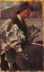 The Parisian newsboy or The newsvendor