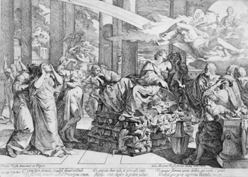 Scrapbook containing Italian Etchings of the XVIth and XVIIth Centuries, 16th-17th century