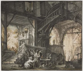 Theater Scene, c. 1775-1776
