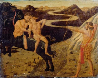 Cassone Panel: Hercules Saving Deianeira from Nessus