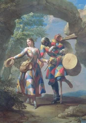 A Harlequin Returning from War