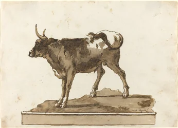 A Bull on a Ledge