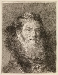 Bare-headed Man Turned to the Right