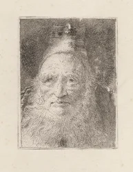 Bearded Old Man with a Hat, from the Collection of Heads
