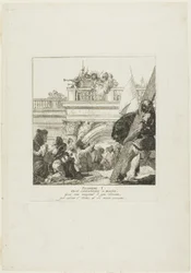 Christ is Condemned to Death, plate one from Stations of the Cross