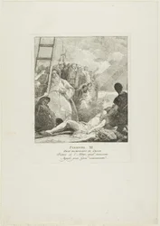 Christ is Nailed to the Cross, plate eleven from Stations of the Cross