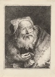 Elderly Man with a Bracelet, from the Raccolta di Teste (Collection of Heads)