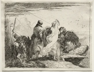 Flight into Egypt: The Holy Family Leaving the Shore