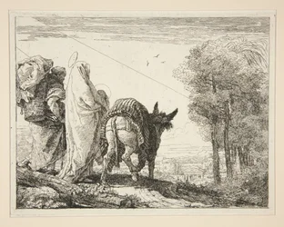 Mary Holding her Child in her Arms, from the series Idee pittoresche sopra la fuga in Egitto (Flight into Egypt)