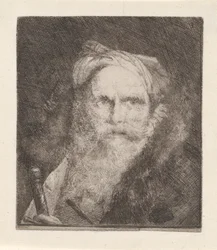 Old Man with a Sword, from the Raccolta di Teste (Collection of Heads)