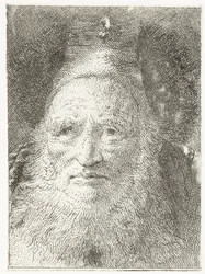 Old Man with Fur Hat (Collection of Heads)