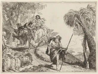The Flight with Joseph in the Foreground