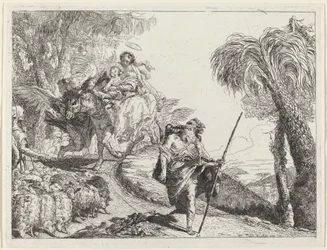 The Flight with Joseph in the Foreground