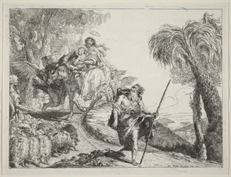 The Flight with Joseph in the Foreground