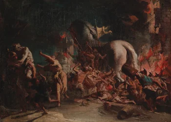 The Greeks Sacking Troy