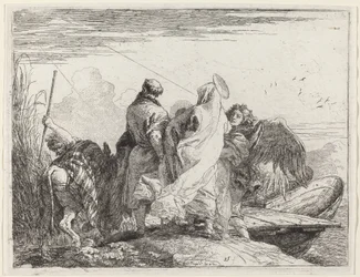 The Holy Family Preparing to Embark