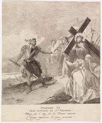 Via Crucis - Station VI. Veronica Wipes the Face of Jesus