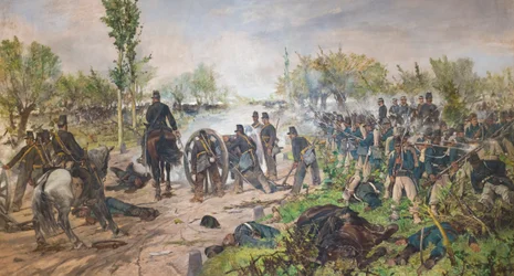 The battle of Custoza