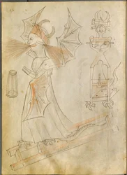 The Fire Witch from: Bellicorum Instrumentorum Liber, cum Figuris