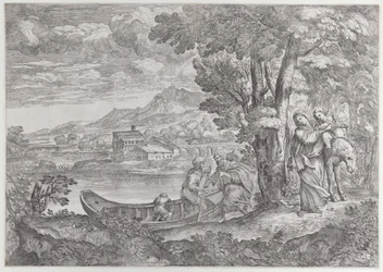 Landscape with the Flight into Egypt, 1626-80