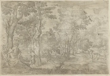 Landscape with Nymphs and Satyrs