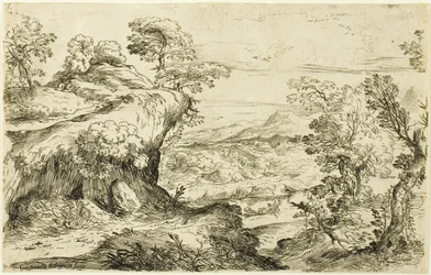 Two Men on a Mountain Top