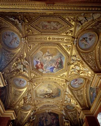 Ceiling of the Parade Room and Cabinet on the Water of the Summer Apartment of Queen Anne of Austria