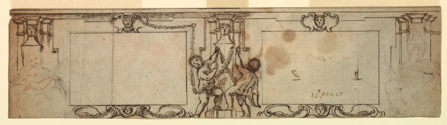 Project for Carved Panelling, 1650