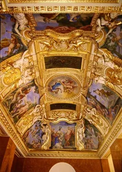 The ceiling of the Salle des Saisons, 1655-58