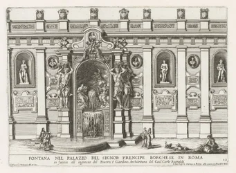 Nymphaeum in the Courtyard of the Palazzo Borghese in Rome