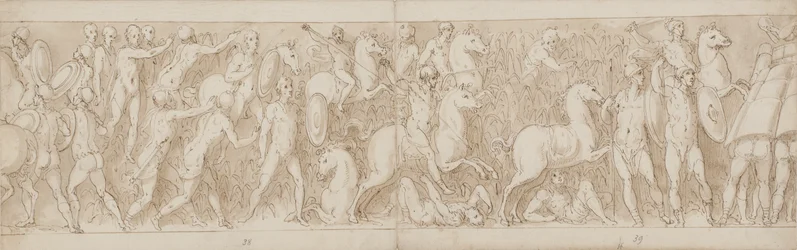 End of a Restored Part of the Column; the Sarmatians are Pursued into the Swamp; the Romans Attack a German Fortress