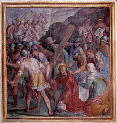 Passion of Christ: The Fall on the Way to the Calvary