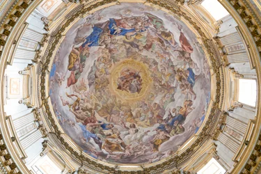 Dome of the Naples Cathedral, Naples, Italy
